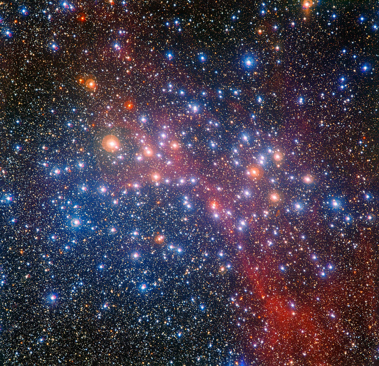 La constellation de la Carène brillant de mille feux