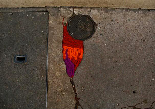 Le Yarn Bombing, nouveau phénomène d'art urbain, envahit nos rues !