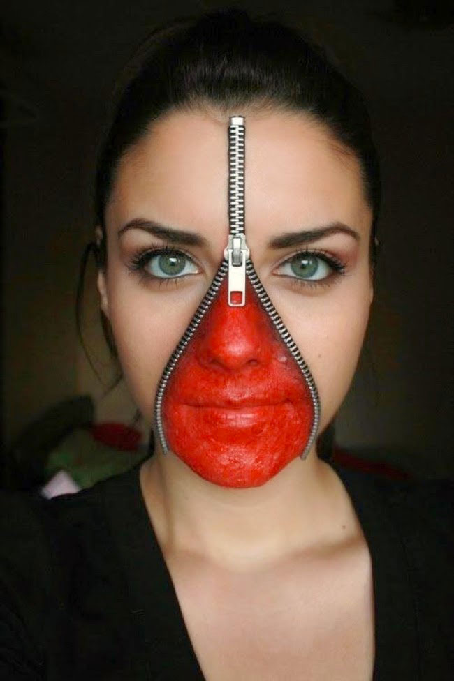 zipper-visage