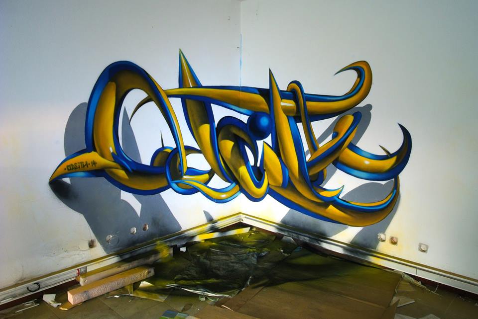 odeith-graffiti-relief-jaune-bleu