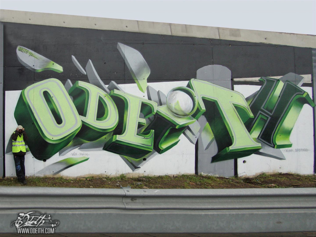 odeith-graffiti-relief-lettres-vertes