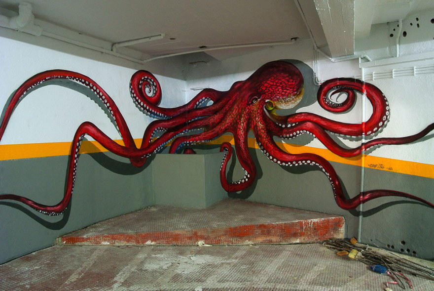 odeith-graffiti-relief-pieuvre