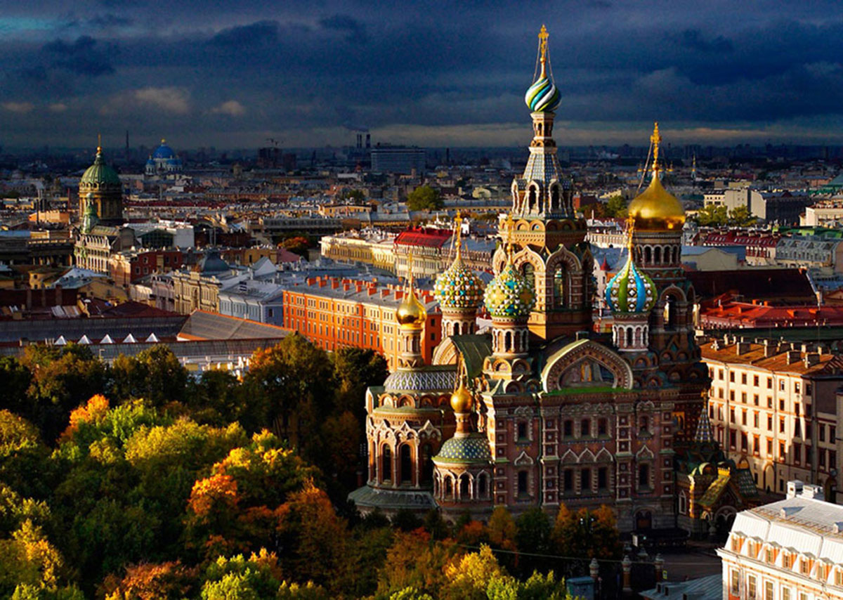Drone-St-Petersburg-Church