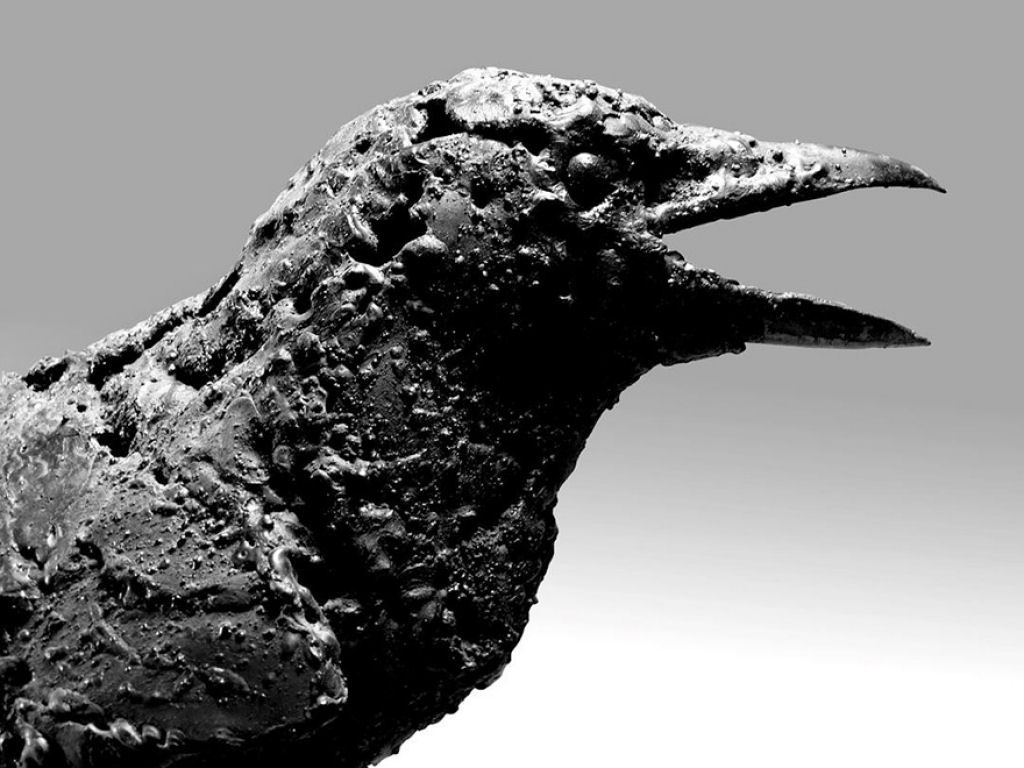 sculpture-animaux-corbeau