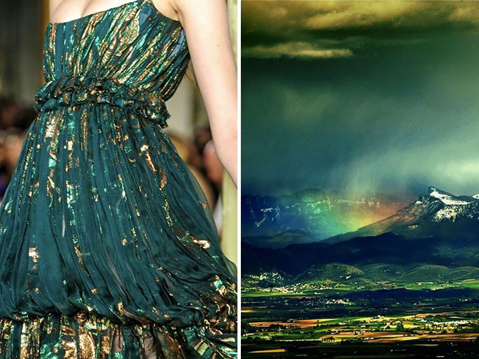 mode-robe-nature-montagne-pluie-couleurs