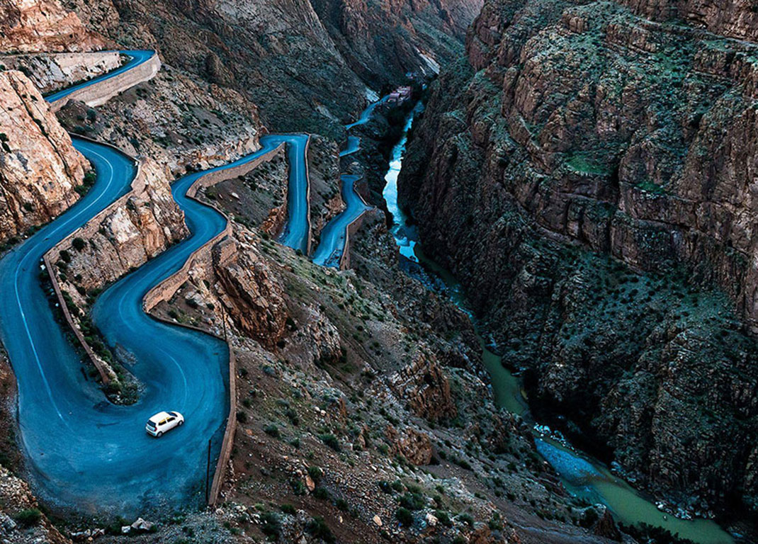 Routes sinueuses de Angiolo Manetti, Maroc