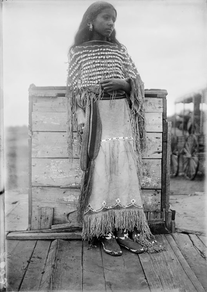 Une fille des Kiowa en 1892