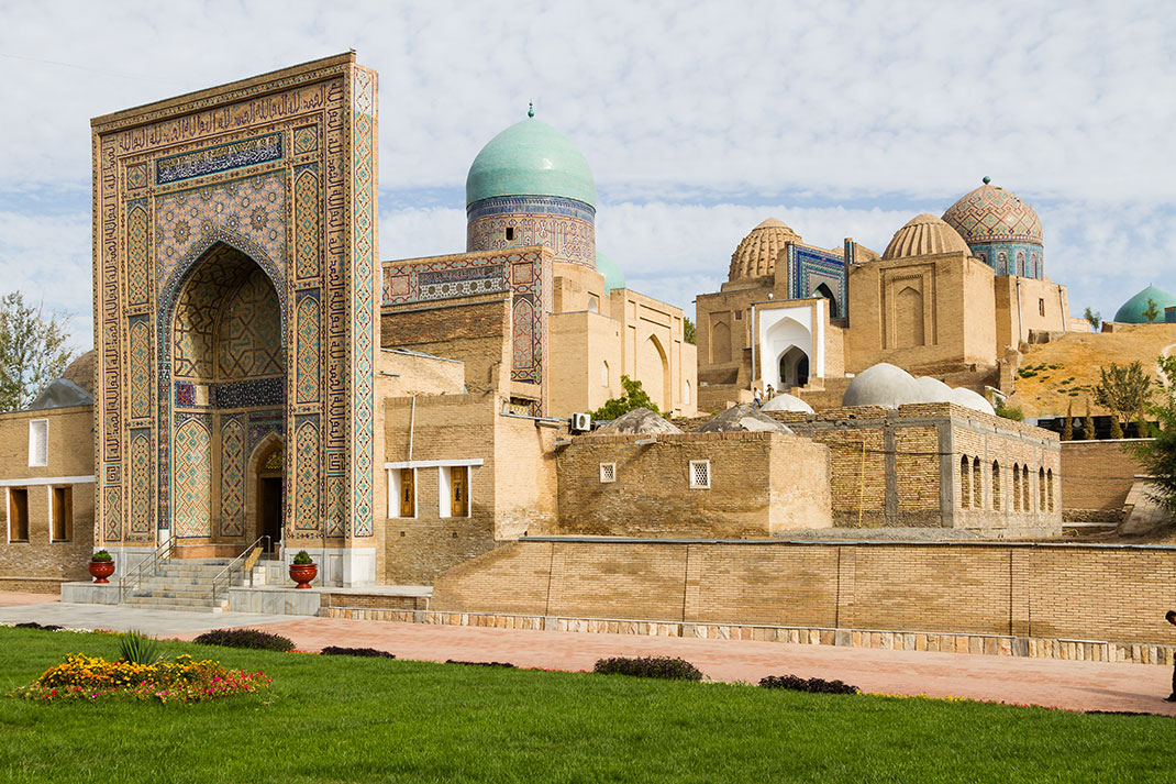 Samarkand en Ouzbékistan via Shutterstock