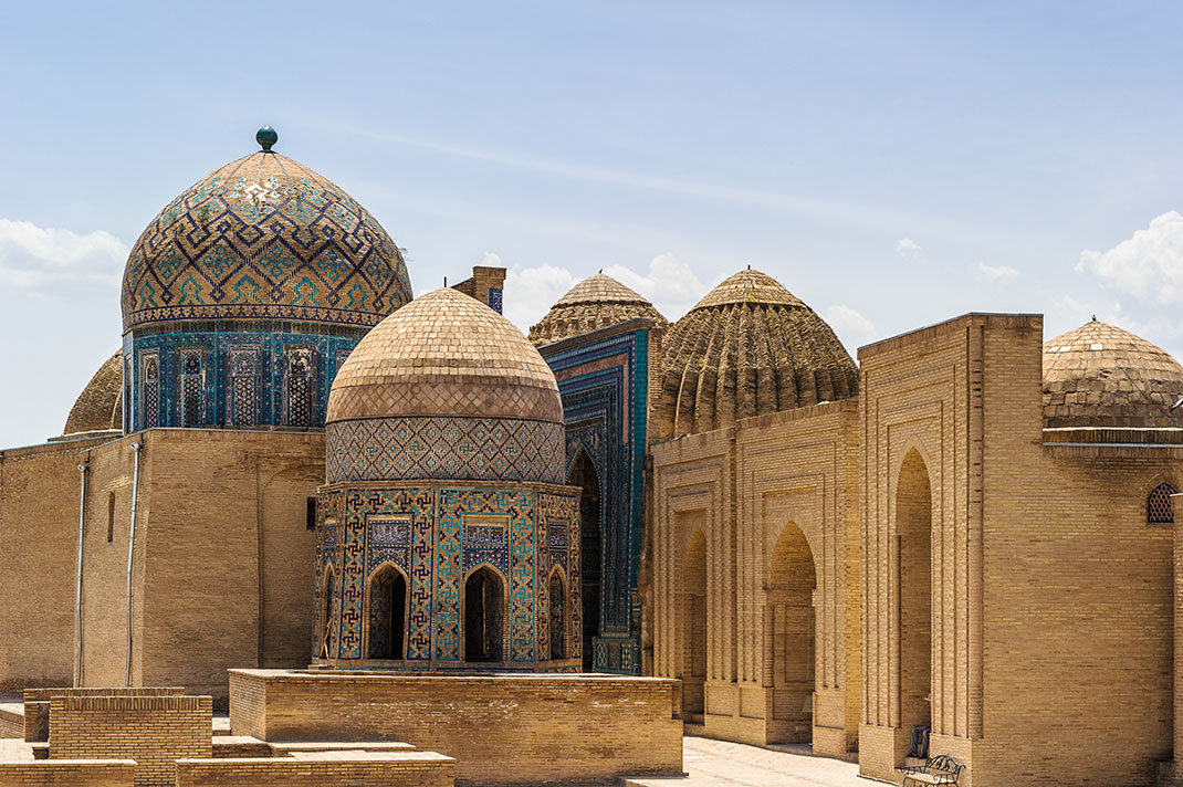 Samarkand en Ouzbékistan via Shutterstock