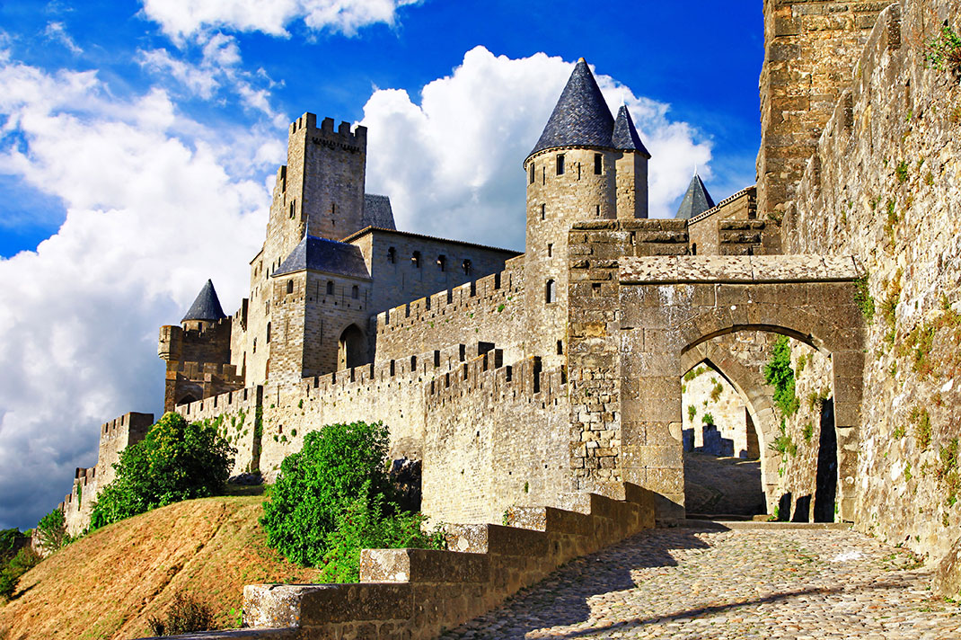 La cité de Carcassonne via Shutterstock