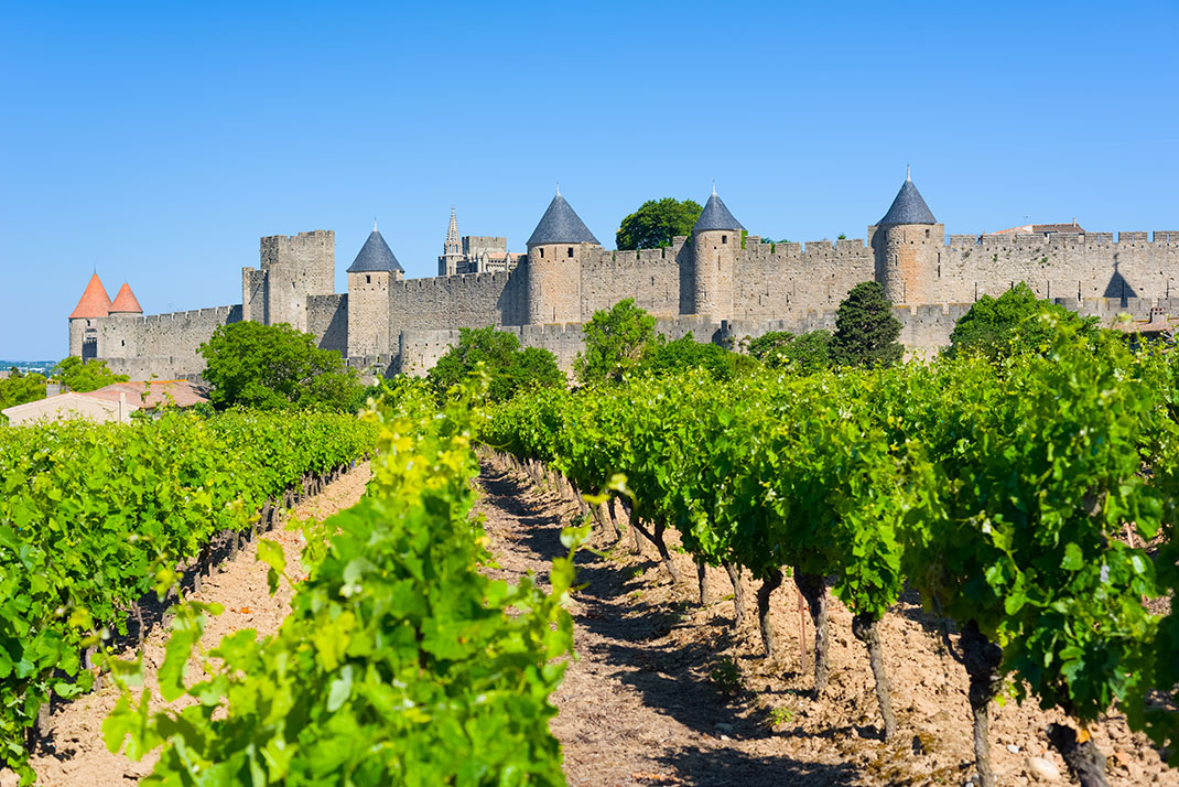 La cité de Carcassonne via Shutterstock