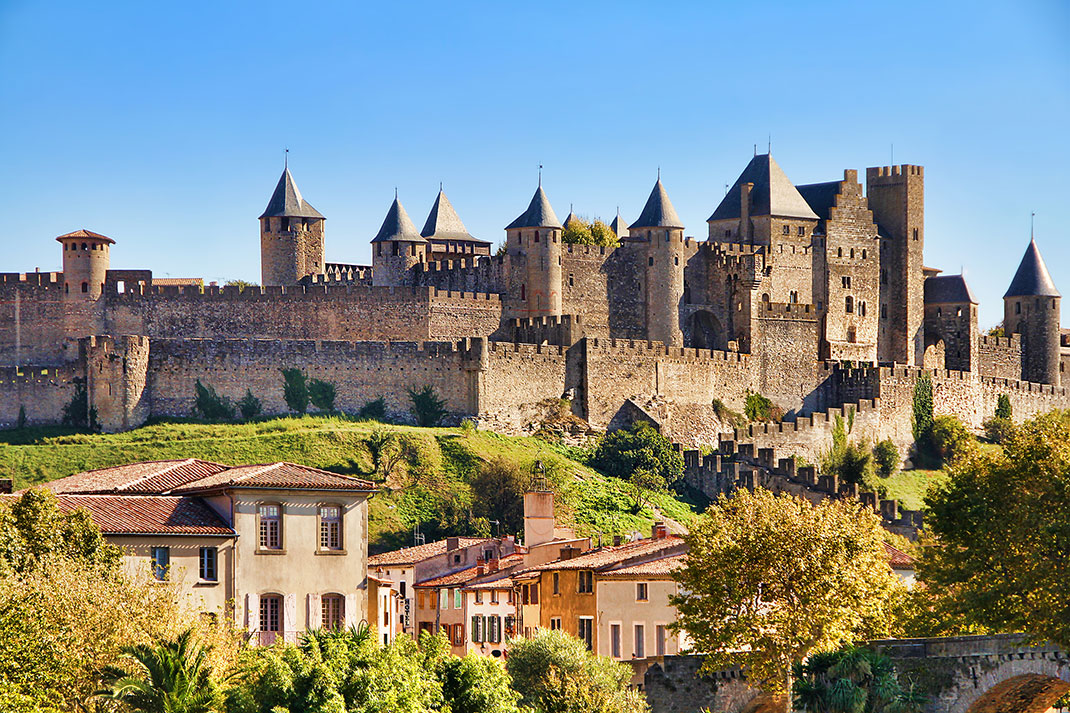 La cité de Carcassonne via Shutterstock