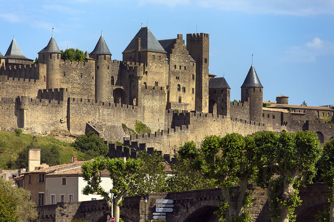 La cité de Carcassonne via Shutterstock