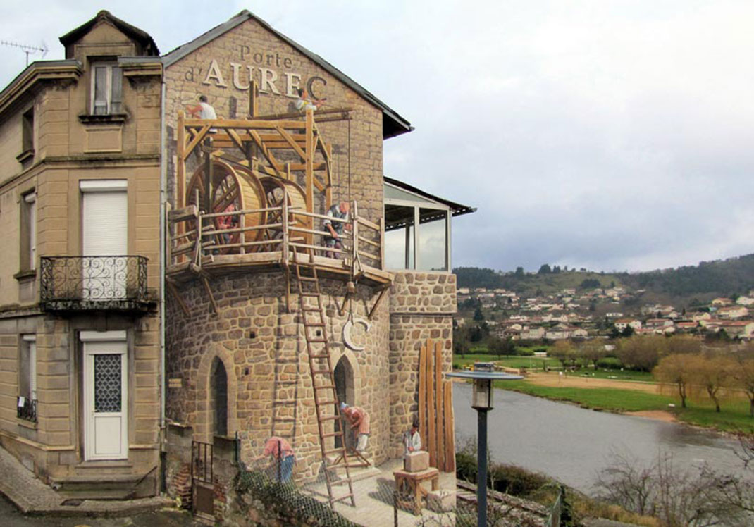 Fresque réalisée par A.Fresco