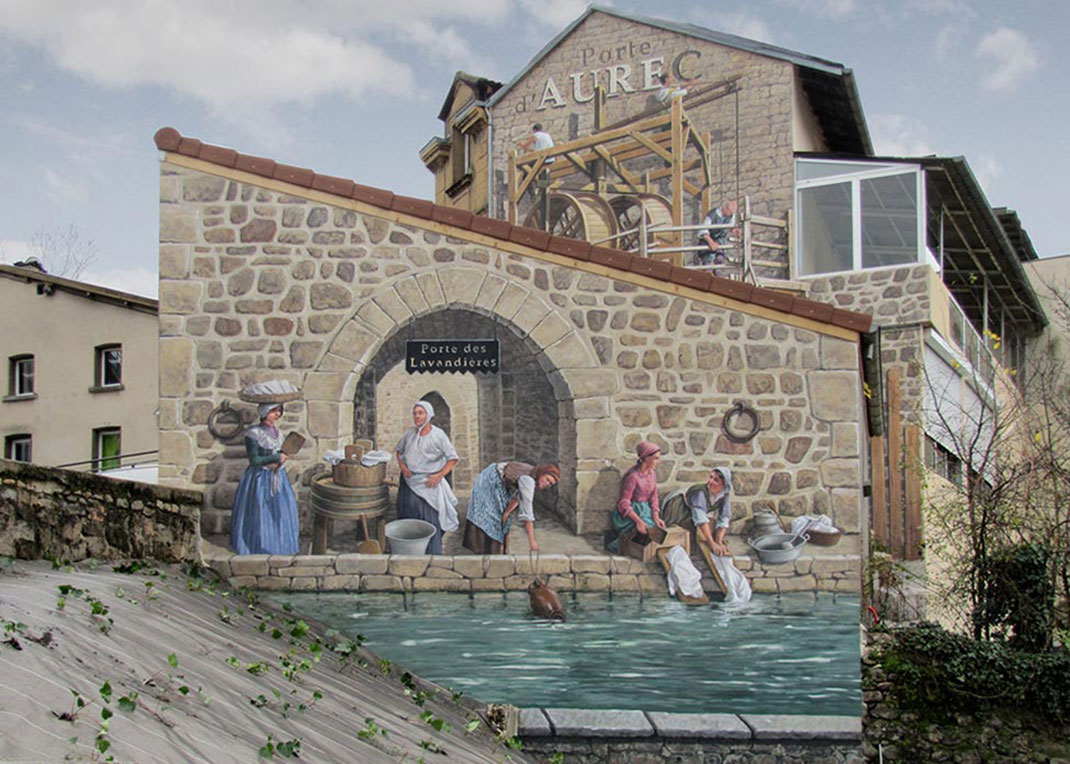 Fresque réalisée par A.Fresco