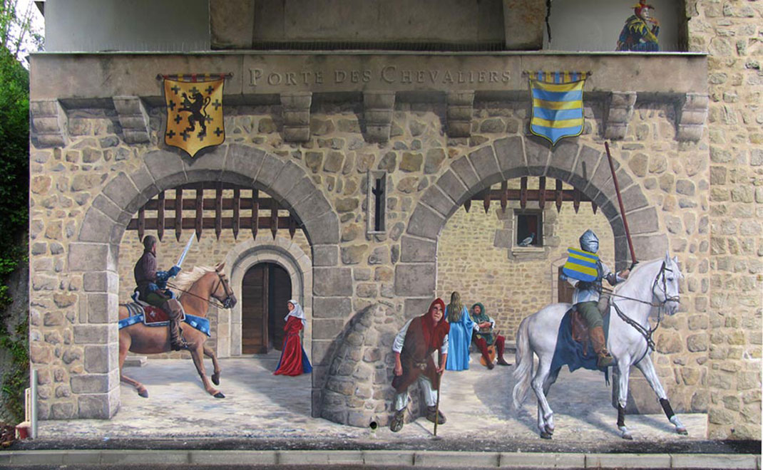 Fresque réalisée par A.Fresco