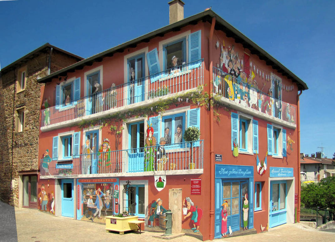 Fresque réalisée par A.Fresco
