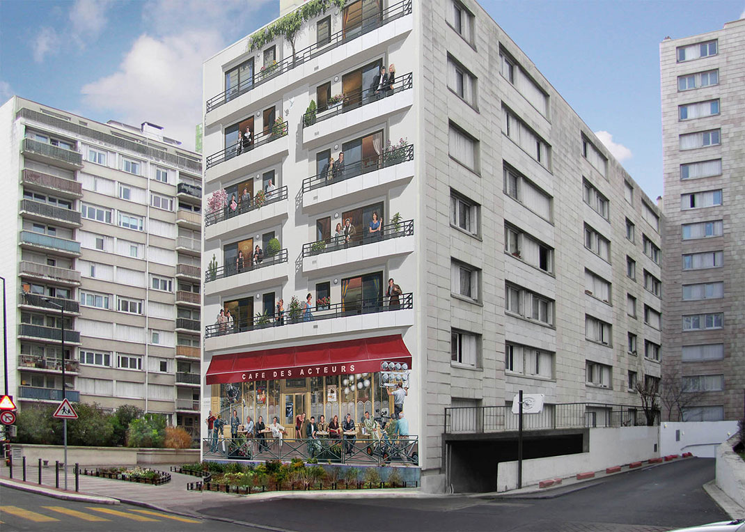 Fresque réalisée par A.Fresco