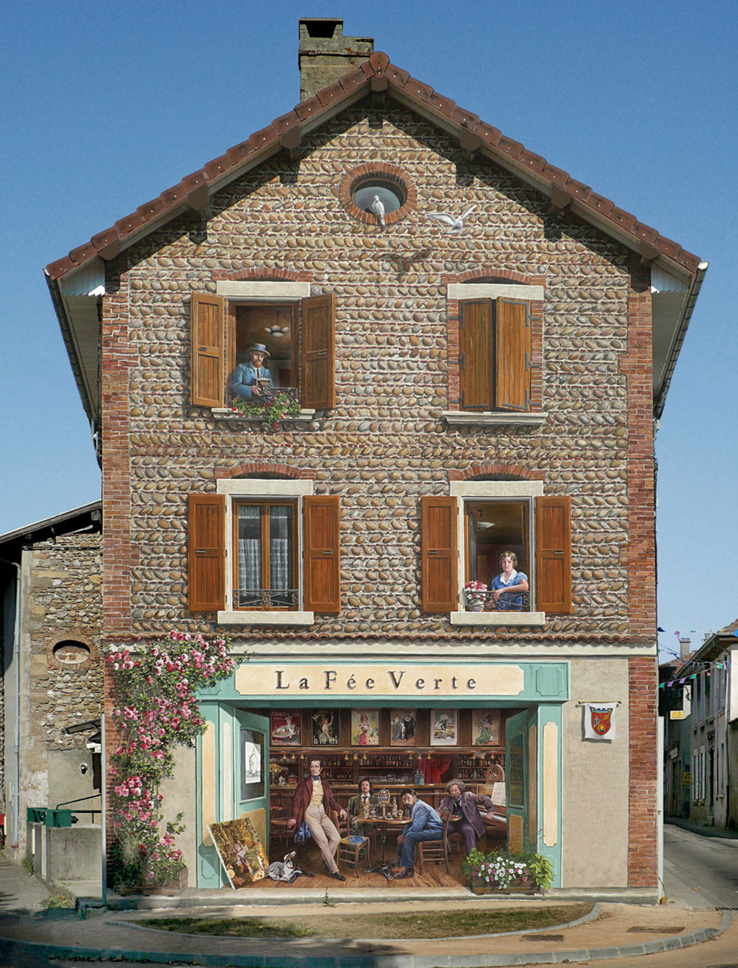 Fresque réalisée par A.Fresco