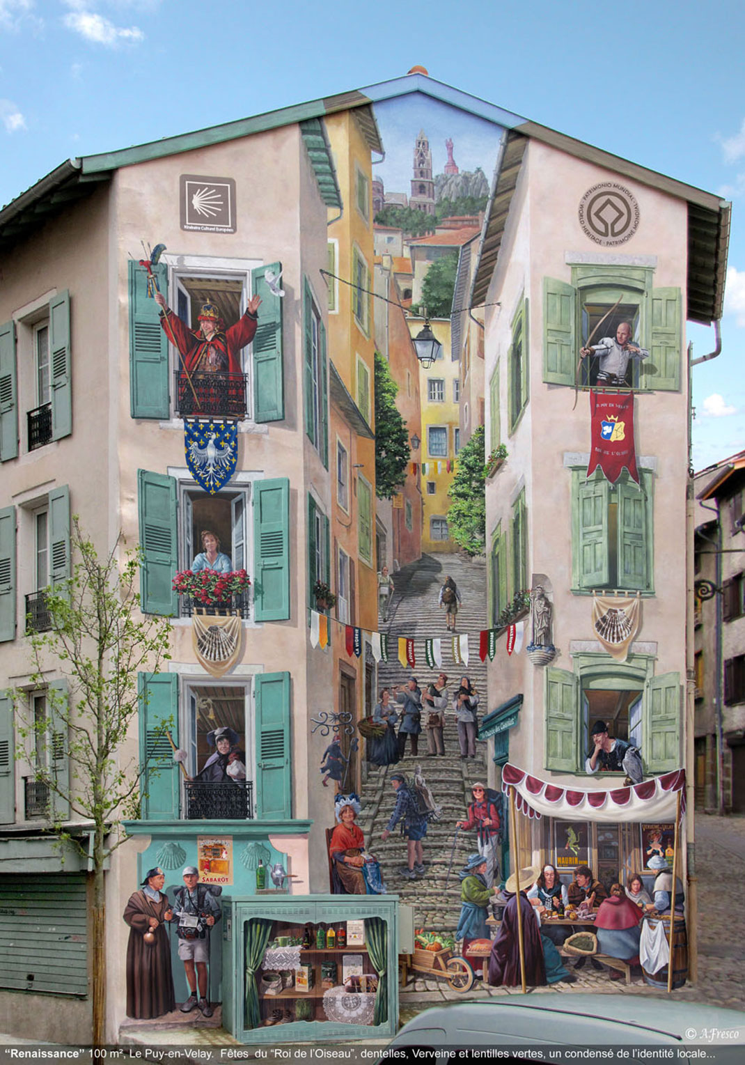 Fresque réalisée par A.Fresco