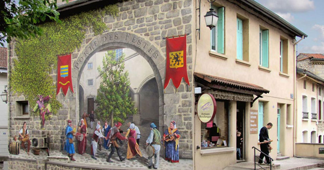 Fresque réalisée par A.Fresco