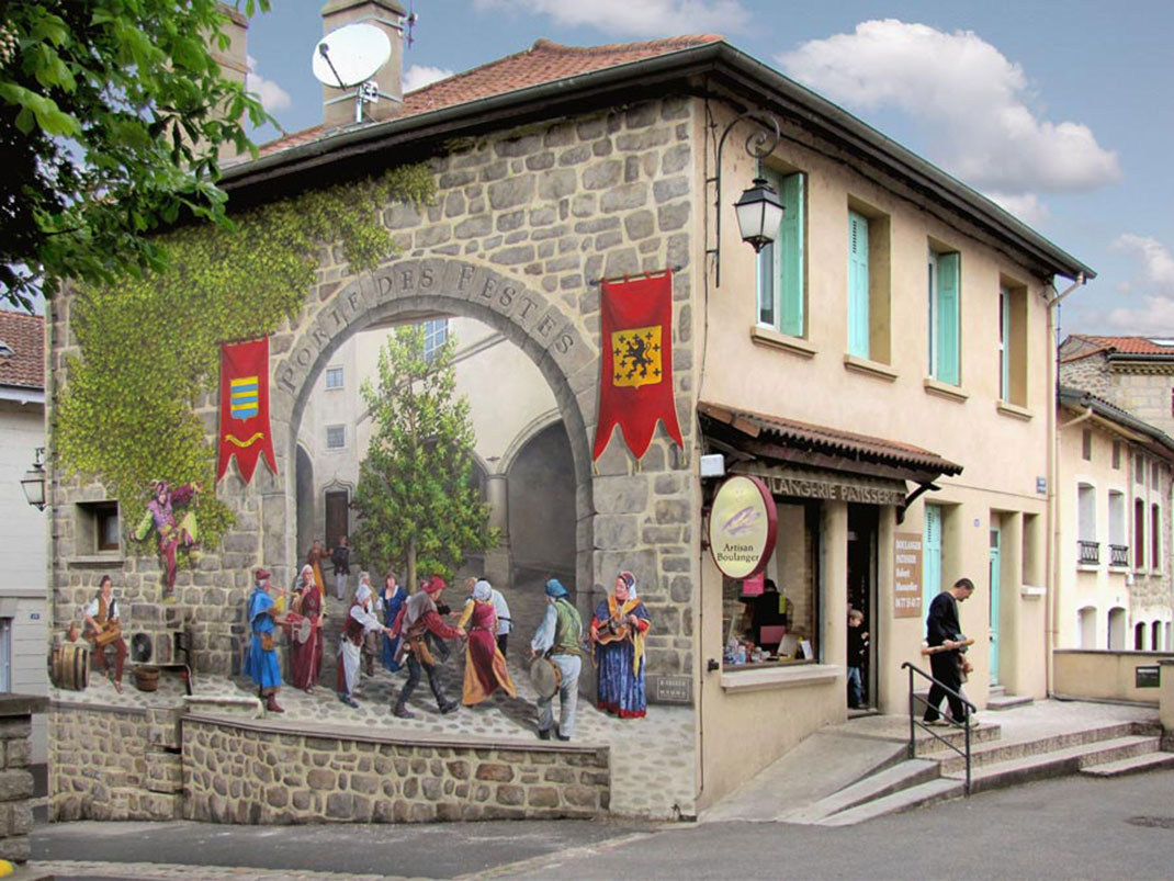Fresque réalisée par A.Fresco