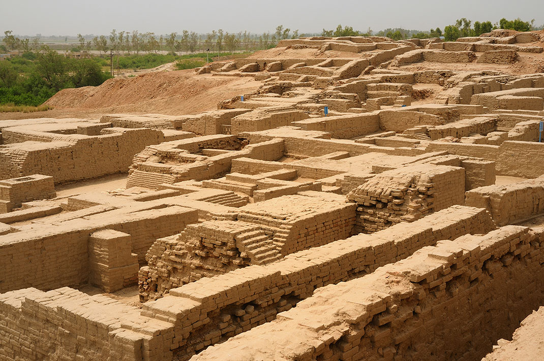 Ruines de Mohenjo-Daro, ville Indus, Pakistan