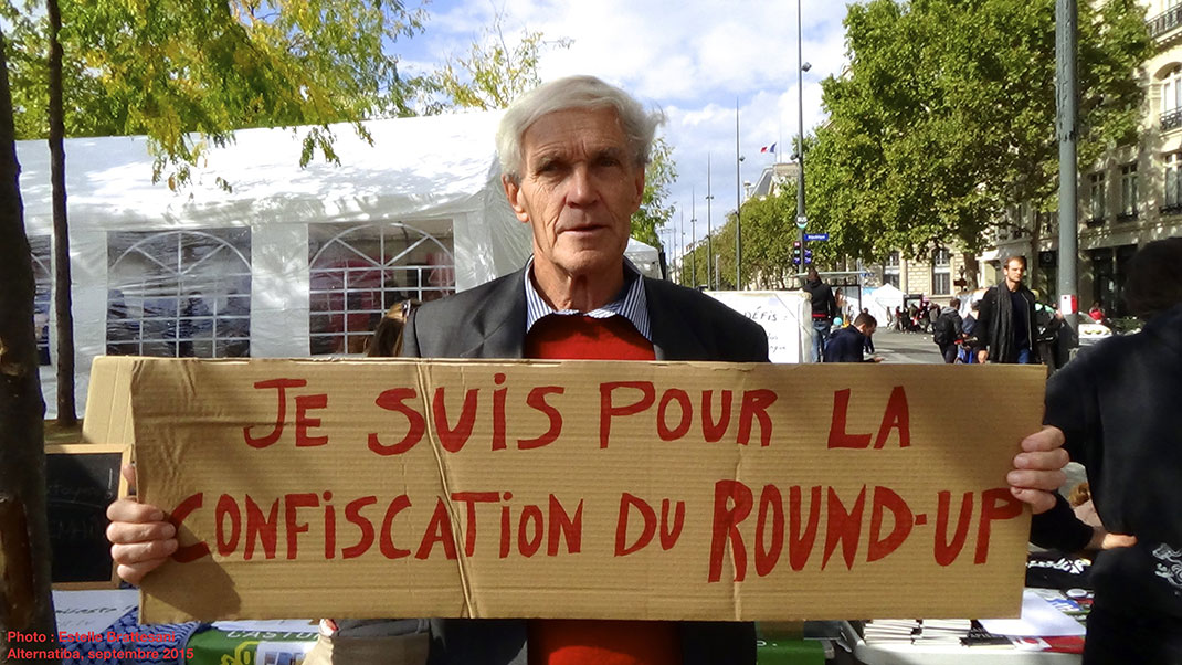 L'agronome Marc Dufumier soutenant l'interdiction de l'herbicide Roundup via Youtube