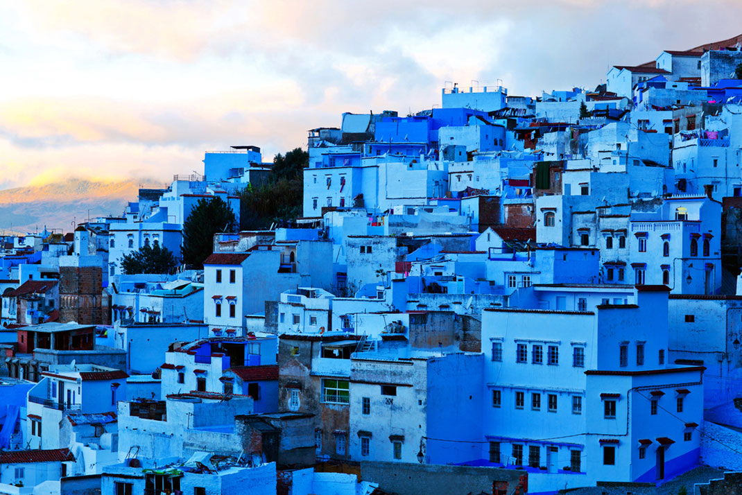Chefchaouen au Maroc via Shutterstock