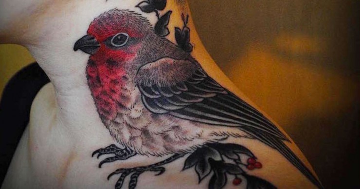 une-tatouage-oiseau